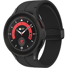 SAMSUNG Galaxy Watch 5 Pro 45mm Bluetooth Smartwatch w/Body, Health, Fitness and Sleep Tracker, Black in Kuwait