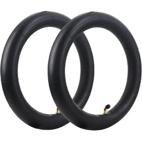 2 Pack 12x2.125 Bike Tubes with 45 Degree Valve Bicycle Inner Tubes Compatible with 12 x 1.75 12 x 1.90 12 x 1.95 12 x 2.1 12 x 2.125 Kid Bike Most Bike/Scooter Tire Tubes