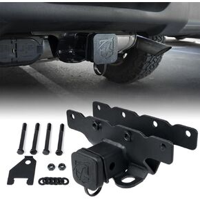Xprite Tow Hitch Compatible with 2018-2024 Jeep Wrangler JL JLU 2 Door & 4 Door, 2" Inch JL Hitch Trailer Hitch Receiver (Hitch Cover Included)