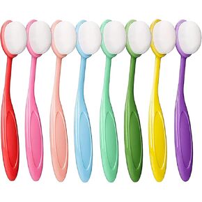 Ink Blending Brushes for Card Making, Blender Brushes for Stamping Scrapbooking Stencil, Ink Blending Tool, Blending Brush for Crafter Paper Broad Application Painting, Color Coded Handles, 10 Pack