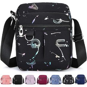 Small Messenger Bag for Men Women, Mini Crossbody Bag Shoulder Bag Travel Bag Multi Pocket Purses Soft Satchel Bag in Saudi Arabia