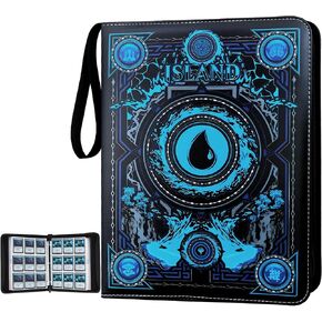 Trading Card Binder,9 Pocket Card Binder with Sleeves 720 Double Sided Pocket Premium Collector Card Album,Card Collection Folder for MTG,TCG,Yugioh,Game Cards (Green)