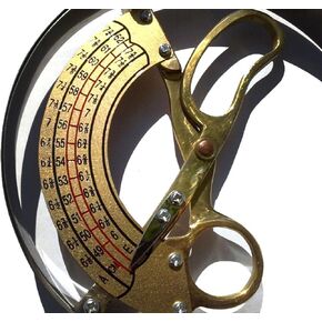 Scissor Type Ring Compass Cap Hat Size Measuring Tool Hand Hold Millinery Sizer B019 (L Size)