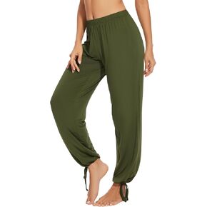 WiWi Yoga Pants for Women Viscose from Bamboo Pajama Pants Lightweight Bottom Soft Loungwear S-XXL