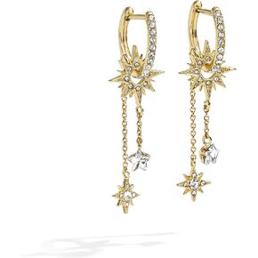 أقراط جالاكسي - شفاف/ذهبي in Kuwait