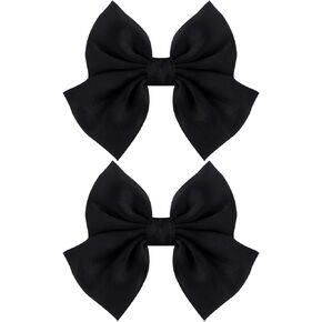 2 Pcs Bow Shoe Clips Satin Bow Shoe Clips for Women Wedding Party Shoe Charms Decoration for DIY Shoes Accessories