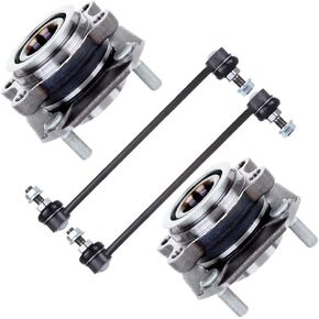 SCITOO 4pcs Front Wheel Hub Assembly Suspension Kit - Fit for Nissan Sentra 2.0L Front Sway Bar End Link Wheel Hub Bearing - 513297