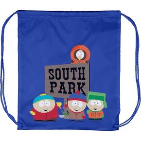 INTIMO South Park TV Show Stan Kyle Cartman Kenny Single Compartment Drawstring Bag Utility Beach Pool Medium