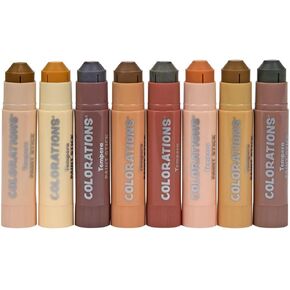 Colorations 24 Tempera Paint Sticks! Fun Paint Sticks That Kids Will Love Using with Any Art Project! Great for Home or School! Tempera Paint Sticks, Paint Sticks, Paint Markers, Kwik Stix