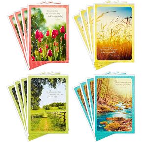 Dayspring Assorted Religious Sympathy Cards (Christian Prayers, 16 Cards and Envelopes)