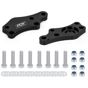 ألومنيوم البليت T-6061 محول قفل التوجيه زيادة زاوية الدوران حوالي +25% طقم ضبط متوافق مع تويوتا JZX100 لكزس IS200 IS300 أسود in Kuwait