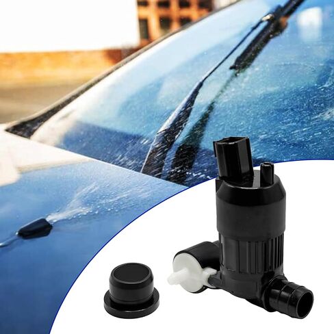 مضخة غسيل الزجاج الأمامي 12 فولت مع حلقة مطاطية لسيارة Ford Explorer 2011-2018 Edge 2007-2012 Fiesta 2011-2012 Flex 2009 2013 Mondeo V Turnier 2007-2012 BA8Z17664A in Kuwait