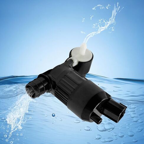 مضخة غسيل الزجاج الأمامي 12 فولت مع حلقة مطاطية لسيارة Ford Explorer 2011-2018 Edge 2007-2012 Fiesta 2011-2012 Flex 2009 2013 Mondeo V Turnier 2007-2012 BA8Z17664A in Kuwait