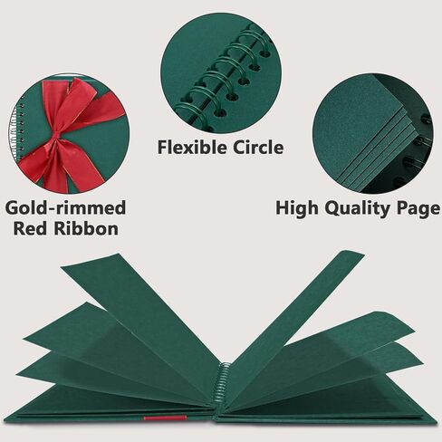 ألبوم صور سجل القصاصات Vienrose، كتاب الذاكرة، ألبوم الزفاف، سجل القصاصات DIY، 8.07 × 8.07 بوصة، 40 صفحة، غطاء ورق كرافت صلب مع 3 ملصقات زوايا، مثالي لمجلات السفر، سجلات الأطفال باللون الوردي in Saudi Arabia