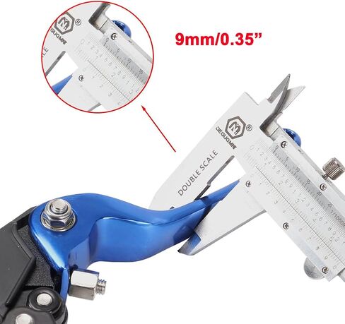 Brake Clutch Folding Levers & Pump ASV for 7/8" 22mm Motorcycle Handlebars for KLX SSR TTR CRF50 110cc 125cc 150cc 200cc 250cc Dirt Bike Pit Bike ATV Motocross Mini Bike Aluminum Alloy Blue in Saudi Arabia