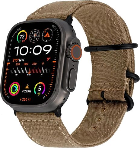 CARTERJETT متوافق مع سوار ساعة Apple مقاس 45 مم 44 مم 42 مم من القماش iWatch للنساء والرجال بستة ألوان حزام منسوج للسلسلة 8 7 6 5 4 3 2 1 & SE Sport Edition SM-XXL in Kuwait