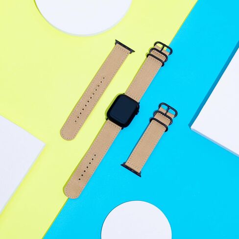 CARTERJETT متوافق مع سوار ساعة Apple مقاس 45 مم 44 مم 42 مم من القماش iWatch للنساء والرجال بستة ألوان حزام منسوج للسلسلة 8 7 6 5 4 3 2 1 & SE Sport Edition SM-XXL in Kuwait