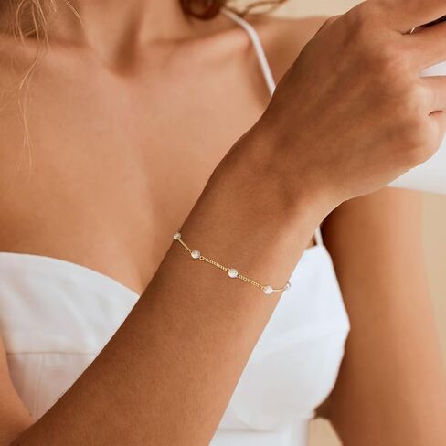 DIBOLA Gold Jewelry Set for Women, Dainty Layered Necklaces 14K Gold/Silver Pearl Necklaces for Women Pearl Necklace and Earring Set Pearl Earrings Pearl Bracelets Pearl Choker Wedding Bride Jewelry in Saudi Arabia