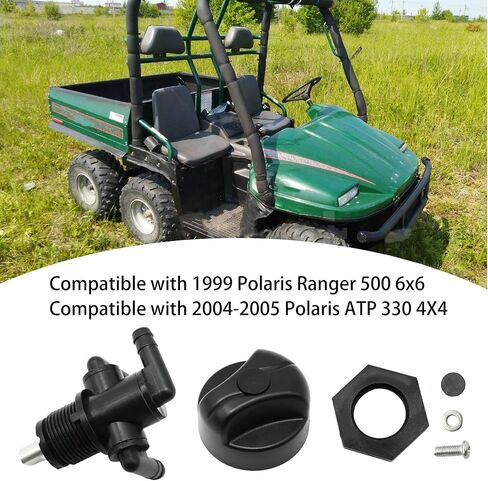 7052161 3-Way Fuel Tank Valve Petcock w/Knob Nut 5432559 Replacement for Polaris ATV Sportsman 335 325 330 400 500 600 700 Magnum 325 330 500 Trail Boss 325 330 and more in Saudi Arabia