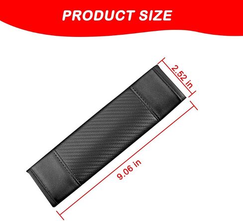 Mandark 2PCS Car Seat Belt Covers, Microfiber Leather Vehicle Searbelt Shoulder Strap Pad Cushion, Breathable Auto Safety Belt Neck Protectors Accessories, Universal for SUV, Truck, RV（Black/Purple） in Saudi Arabia