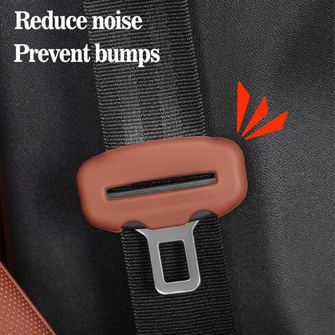 Car Seat Belt Clips Cover,Compatible with BMW accessories Seat Belt Buckle Protector for Car, Anti-Scratch Silicon Seat Belt Buckle Protector (Black-2PC in Saudi Arabia