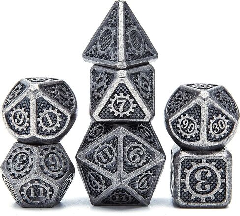 يتم استخدام DND Metal Dice كـ Dungeon و Dragon Dice RPG. يمكن استخدام بدلة النرد الرائعة متعددة الجوانب DND كهدية وهي مناسبة جدًا لهواة جمع النرد. in Kuwait