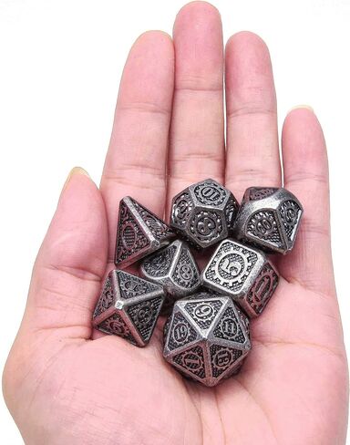 يتم استخدام DND Metal Dice كـ Dungeon و Dragon Dice RPG. يمكن استخدام بدلة النرد الرائعة متعددة الجوانب DND كهدية وهي مناسبة جدًا لهواة جمع النرد. in Kuwait