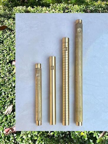 A&S Brass Mezuzah Case With Scroll For Door Weatherproof Metal Mezuza Cover Home Blessing and Protection Housewarming Gift (Nickel/Knurling, 6 Inches) in Saudi Arabia