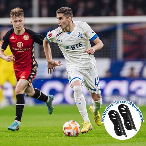 واقيات قصبة القدم لكرة القدم، زوجان من أكمام واقي قصبة الساق خفيفة الوزن وجيدة التهوية للبالغين والأطفال، واقيات ساق الساق للشباب والرجال والنساء in Kuwait