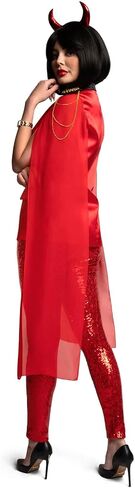 Tipsy Elves Classic Red Devil Halloween Costume for Women Long Sleeve Bodysuit with Devil’s Horns Headband in Saudi Arabia