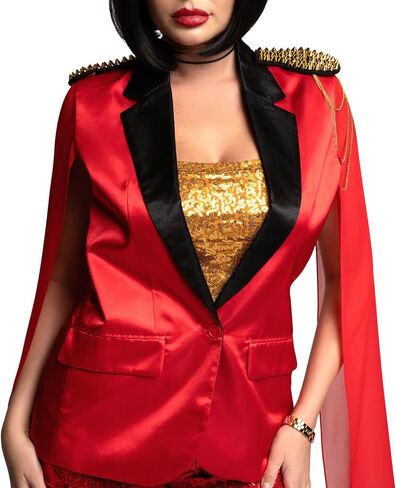 Tipsy Elves Classic Red Devil Halloween Costume for Women Long Sleeve Bodysuit with Devil’s Horns Headband in Saudi Arabia