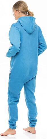 SKYLINEWEARS Women's Fleece Non-Footed One Piece Onesie Adult Hooded Pajamas Ladies Jumpsuit in Saudi Arabia