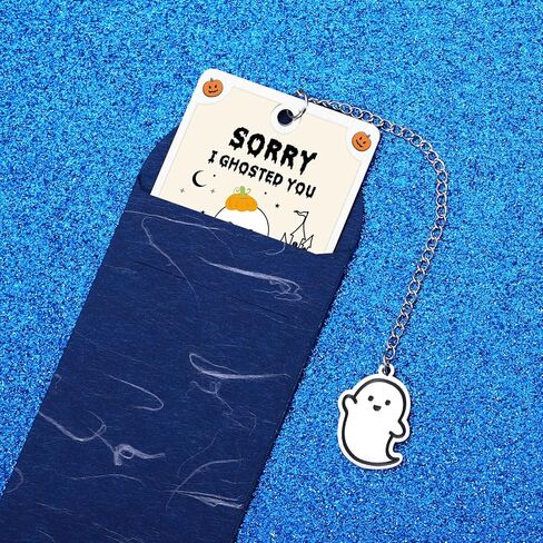 Octamber Spooky Gifts Spooky Basket Stuffers Halloween Bookmarks for Book Lovers Halloween Basket Stuffers Cute Bookmarks for Women Adults Bookish Gifts Book Marks for Reading Women Halloween Gifts in Kuwait