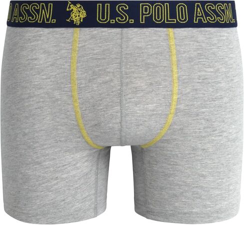 U.S. Polo Assn. Men's Underwear - Performance Stretch Boxer Briefs with Comfort Pouch (8 Pack) in Saudi Arabia