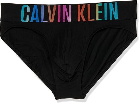 سروال داخلي رجالي من Calvin Klein مصنوع من القطن القوي والمطاط منخفض الارتفاع (صغير، أسود) in Saudi Arabia