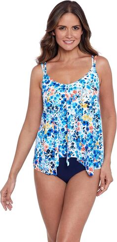 Women's Handkerchief Hem Tankini Top in Saudi Arabia