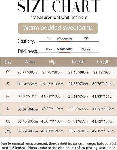 Gihuo Sweatpants Women Fleece Lined Pants Casual Sweatpants Winter Warm Lounge Athletic Joggers Pants with Pockets in Kuwait