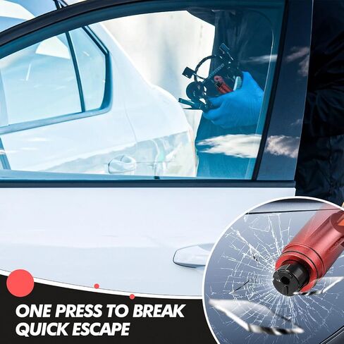 BBTO 6 Pcs Car Glass Breaker and Seatbelt Cutter 2 in 1 Car Window Breaker Tool One Second Car Safety Tool Emergency Escape Tool for Life Saving Emergency Under Water Cars in Saudi Arabia