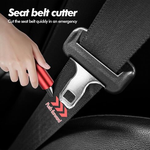 BBTO 6 Pcs Car Glass Breaker and Seatbelt Cutter 2 in 1 Car Window Breaker Tool One Second Car Safety Tool Emergency Escape Tool for Life Saving Emergency Under Water Cars in Saudi Arabia