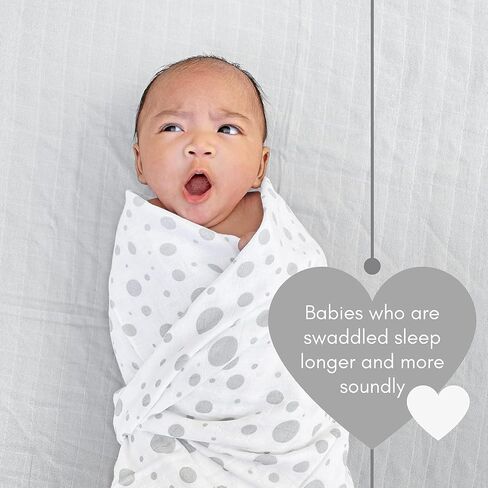 MOZAH Organic Muslin Swaddle Blankets - 100% Cotton for Girl and Boy - Receiving Blanket - 2 Pack of Baby Swaddle Blankets for Gender Neutral Nursery (Mauve and Beige) in Saudi Arabia
