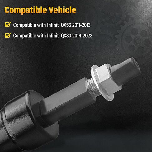 56211-1LA4A E6211-1LA7B 56210-1LA4A 2 PCS Rear Left and Right Hydraulic Air Suspension Shock Strut for Infiniti QX56 2011-2013, for Infiniti QX80 2014-2023 E6210-1LA7B E6211-1LA7A in Saudi Arabia
