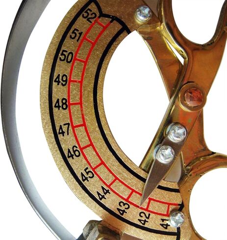 Scissor Type Ring Compass Cap Hat Size Measuring Tool Hand Hold Millinery Sizer B019 (L Size) in Kuwait