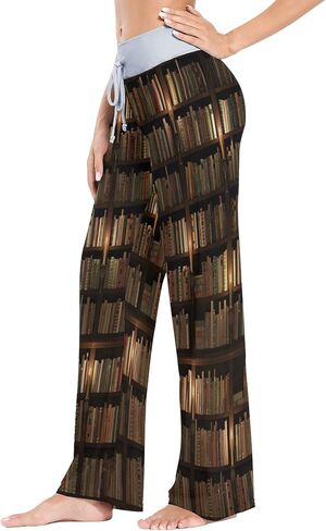 ALAZA Women's Pajama Lounge Pants Casual Stretch Pants Wide Leg in Saudi Arabia