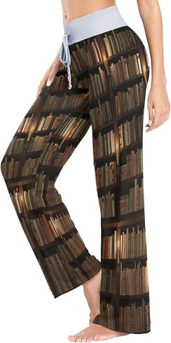 ALAZA Women's Pajama Lounge Pants Casual Stretch Pants Wide Leg in Saudi Arabia
