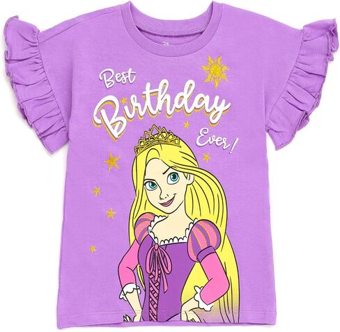 Disney Junior Birthday Girls T-Shirt Toddler to Big Kid Sizes (2T - 14-16) in Saudi Arabia