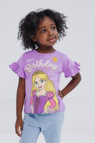 Disney Junior Birthday Girls T-Shirt Toddler to Big Kid Sizes (2T - 14-16) in Saudi Arabia