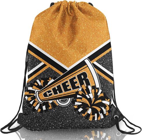 Cheer Drawstring Backpack Cheerleading Drawstring Bag Cheer Accessories Gifts for Cheerleaders (RoseRed,1 Pcs) in Saudi Arabia