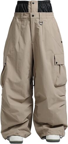 Women Snowboard Pants Snow Super Baggy Insulated Winterproof Waterproof Loose Ski Pants Outdoor in Saudi Arabia