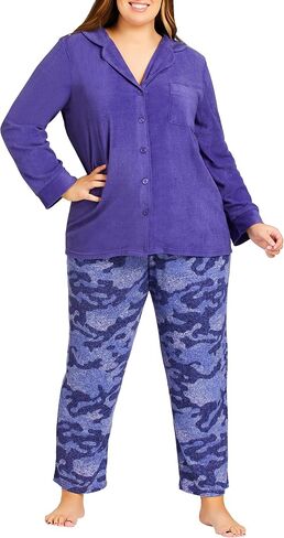 AVENUE Women's Plus Size Top Button Up in Saudi Arabia