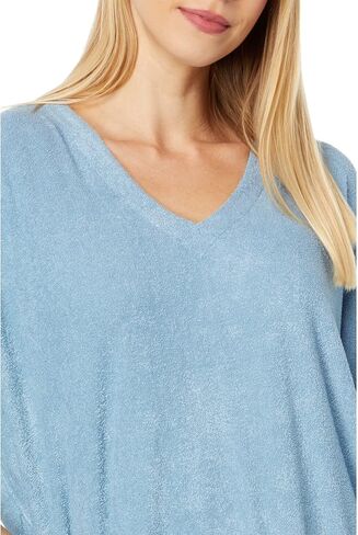 Natori Terry Lounge Top Spa Blue S (Women's 6-8) in Saudi Arabia
